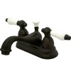 Discount Restoration Lever-Handle 4-Inch Centerset Bathroom Faucet 4" Center Set