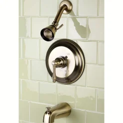 Outlet Restoration Lever Handle Tub and Shower Faucet Tub & Shower Sets