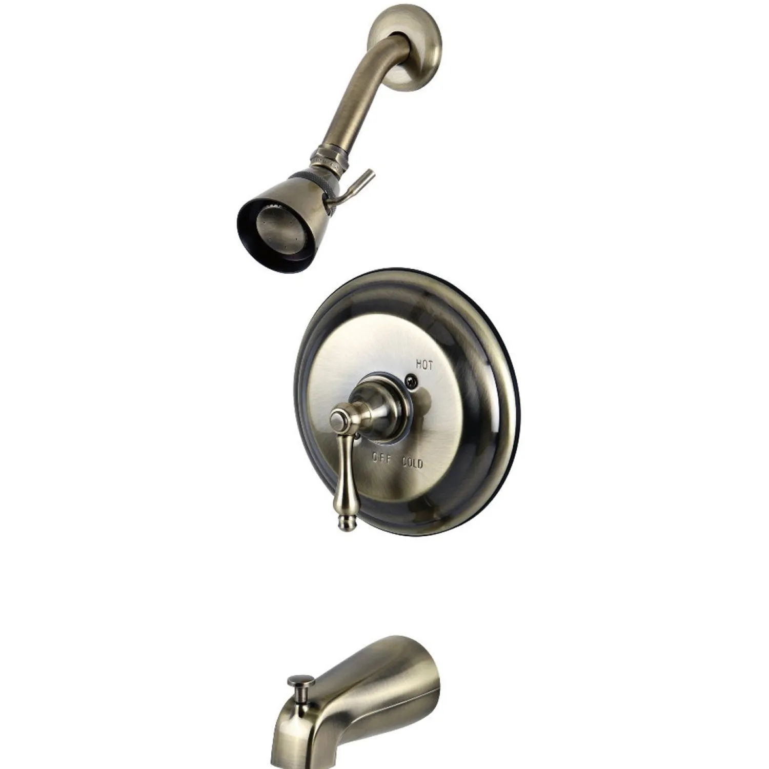 Outlet Restoration Lever Handle Tub and Shower Faucet Tub & Shower Sets