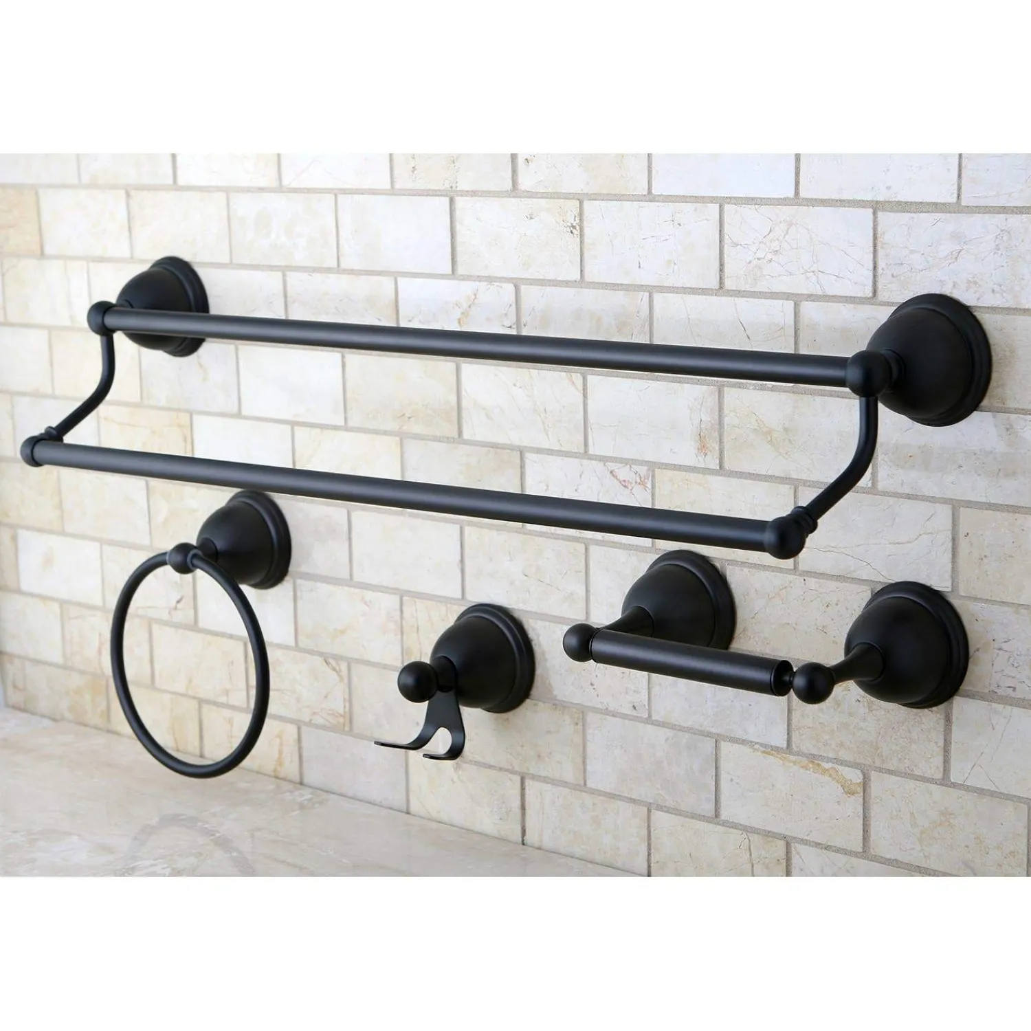 Discount Restoration 4-Piece 24" x 5.13" Bathroom Hardware Accessory Packages