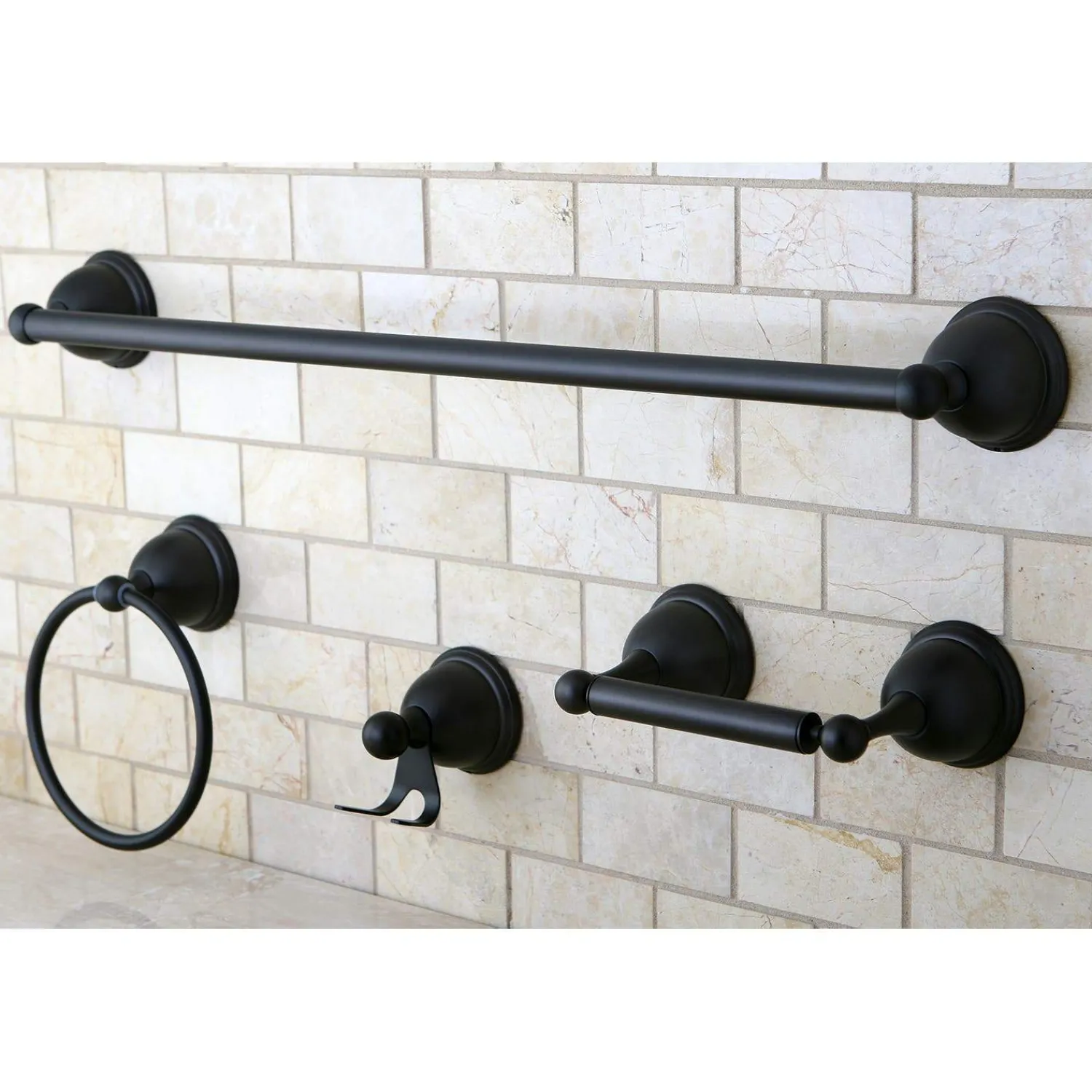 New Restoration 4-Piece 24" x 3.13" Bathroom Hardware Accessory Packages