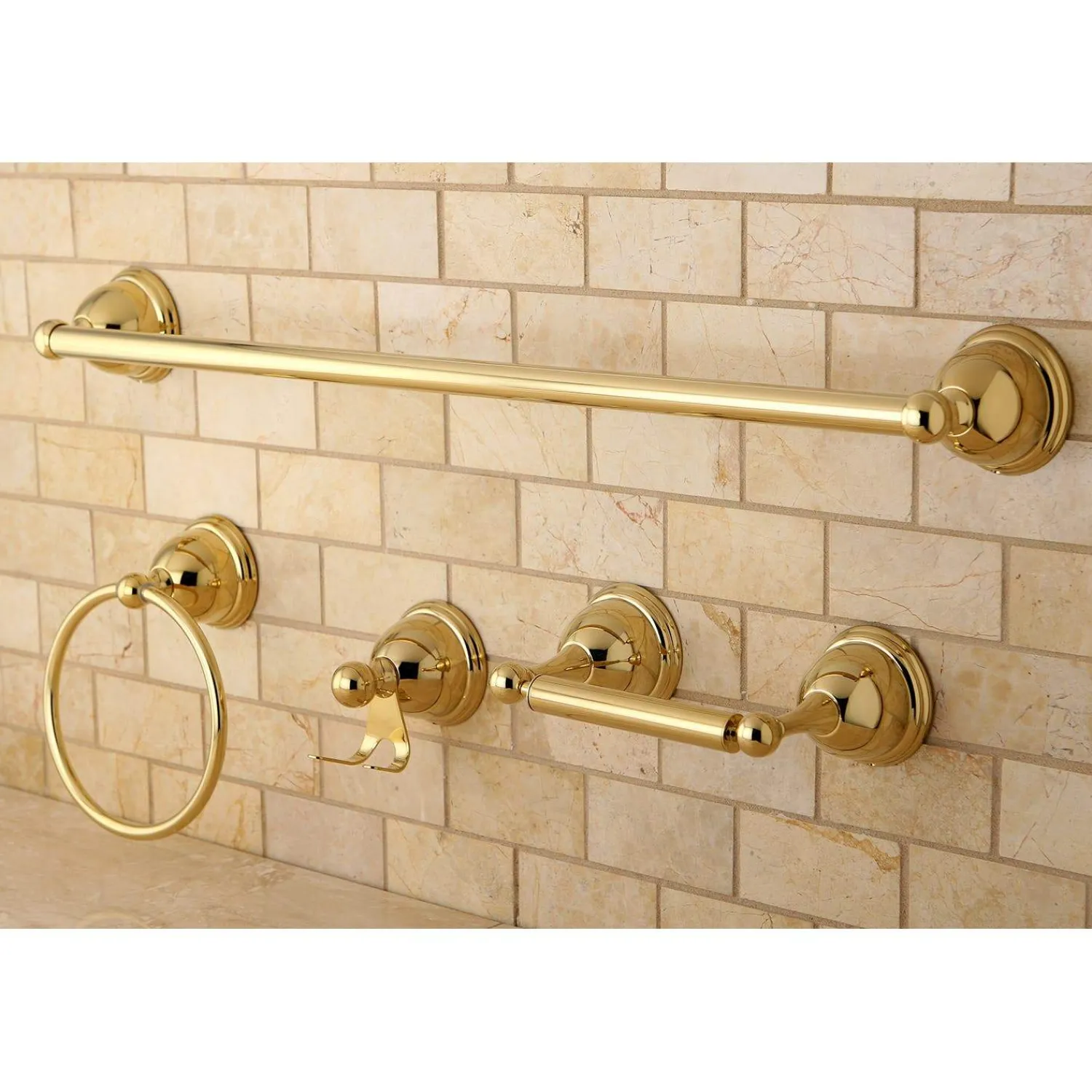 New Restoration 4-Piece 24" x 3.13" Bathroom Hardware Accessory Packages
