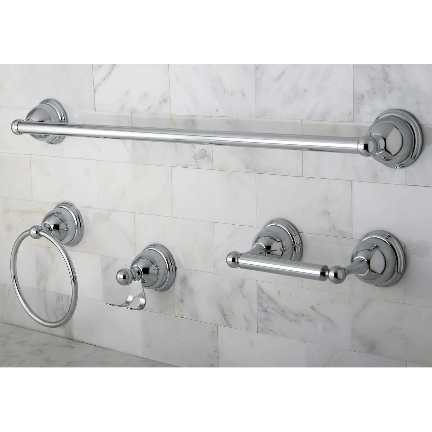New Restoration 4-Piece 24" x 3.13" Bathroom Hardware Accessory Packages