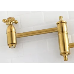 Online Restoration Single Hole Wall Mount Pot Filler Kitchen Faucet Wall Mounted Kitchen Faucets|Single Hole
