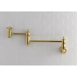 Online Restoration Single Hole Wall Mount Pot Filler Kitchen Faucet Wall Mounted Kitchen Faucets|Single Hole