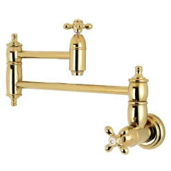 Online Restoration Single Hole Wall Mount Pot Filler Kitchen Faucet Wall Mounted Kitchen Faucets|Single Hole