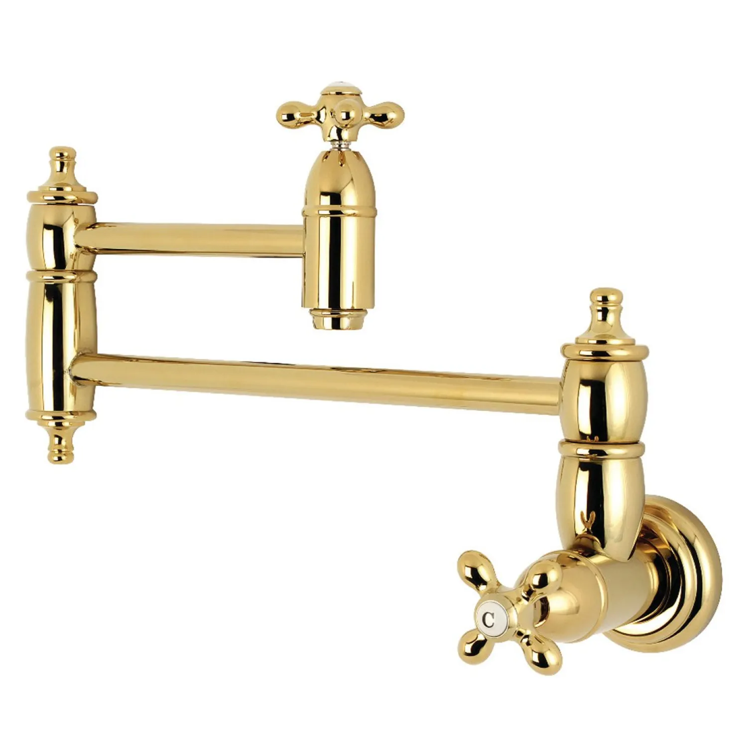 Online Restoration Single Hole Wall Mount Pot Filler Kitchen Faucet Wall Mounted Kitchen Faucets|Single Hole