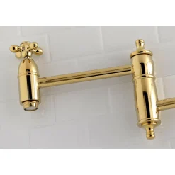 Online Restoration Single Hole Wall Mount Pot Filler Kitchen Faucet Wall Mounted Kitchen Faucets|Single Hole