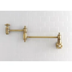 Online Restoration Single Hole Wall Mount Pot Filler Kitchen Faucet Wall Mounted Kitchen Faucets|Single Hole