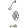 Restoration Single Handle Polished Chrome Tub and Shower Faucet Tub & Shower Sets