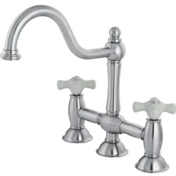 Restoration Two-Handle Kitchen Bridge Faucet Bridge Faucets