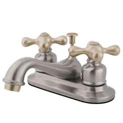 Online Restoration Two-Handle 4-Inch Centerset Bathroom Faucet 4