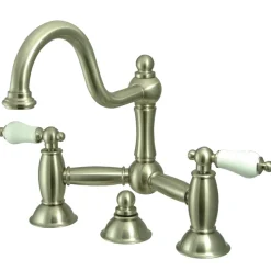 Best Restoration Two-Handle Bathroom Bridge Faucet 8