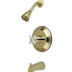 Restoration Three-Hole Tub and Shower Faucet Tub & Shower Sets|Tub Faucets
