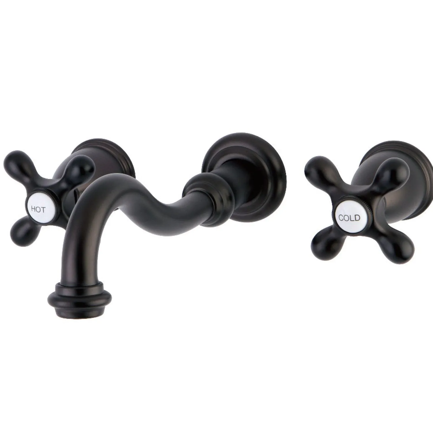 Best Restoration Two-Handle Three-Hole Wall Mount Roman Tub Faucet Tub Faucets