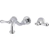 Clearance Restoration Two-Handle 3-Hole Wall Mount Roman Tub Faucet Tub Faucets