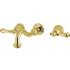 Clearance Restoration Two-Handle 3-Hole Wall Mount Roman Tub Faucet Tub Faucets