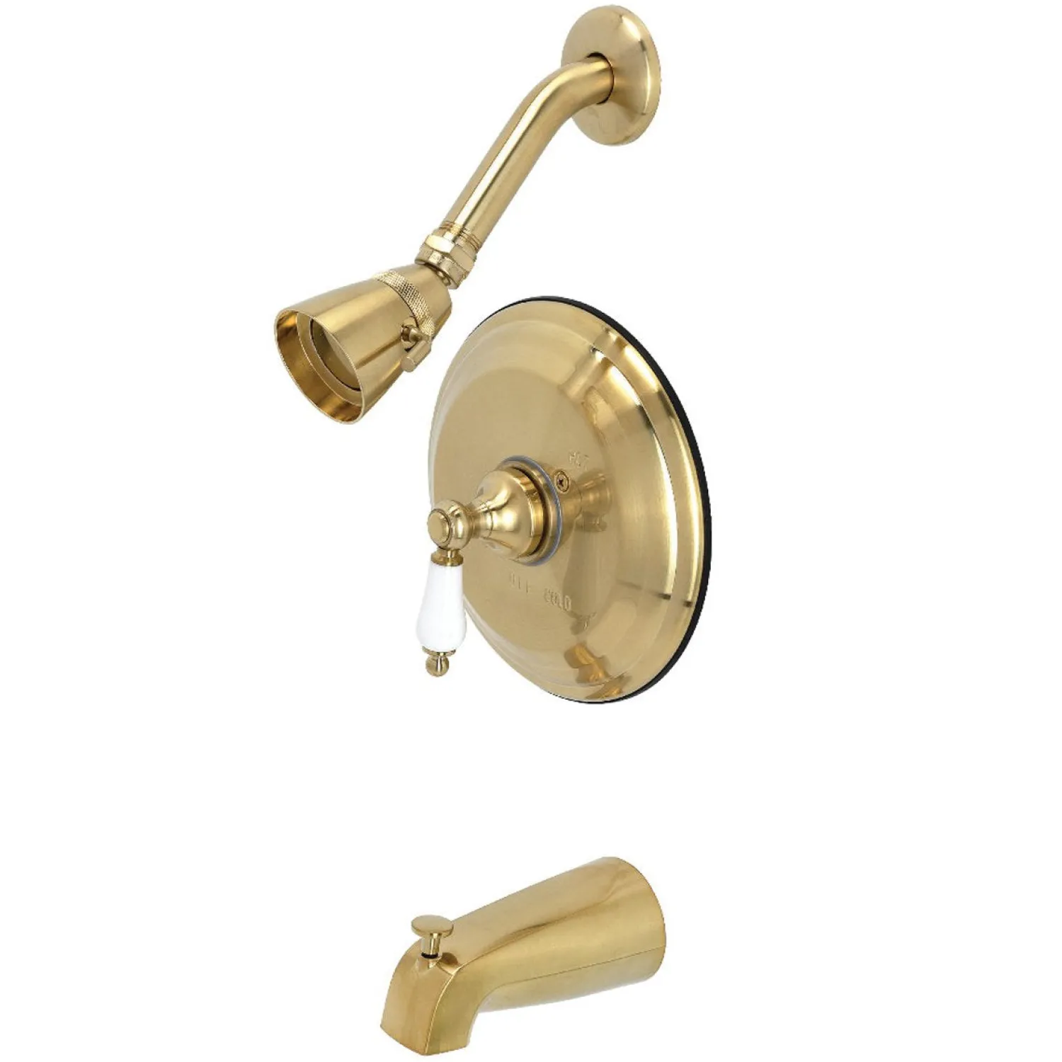 Best Restoration Tub and Shower Faucet in Brushed Brass Tub & Shower Sets