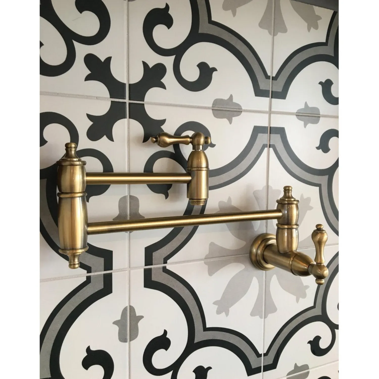 New Restoration Wall Mount Pot Filler Kitchen Faucet Wall Mounted Kitchen Faucets|Single Hole