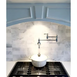 New Restoration Wall Mount Pot Filler Kitchen Faucet Wall Mounted Kitchen Faucets|Single Hole