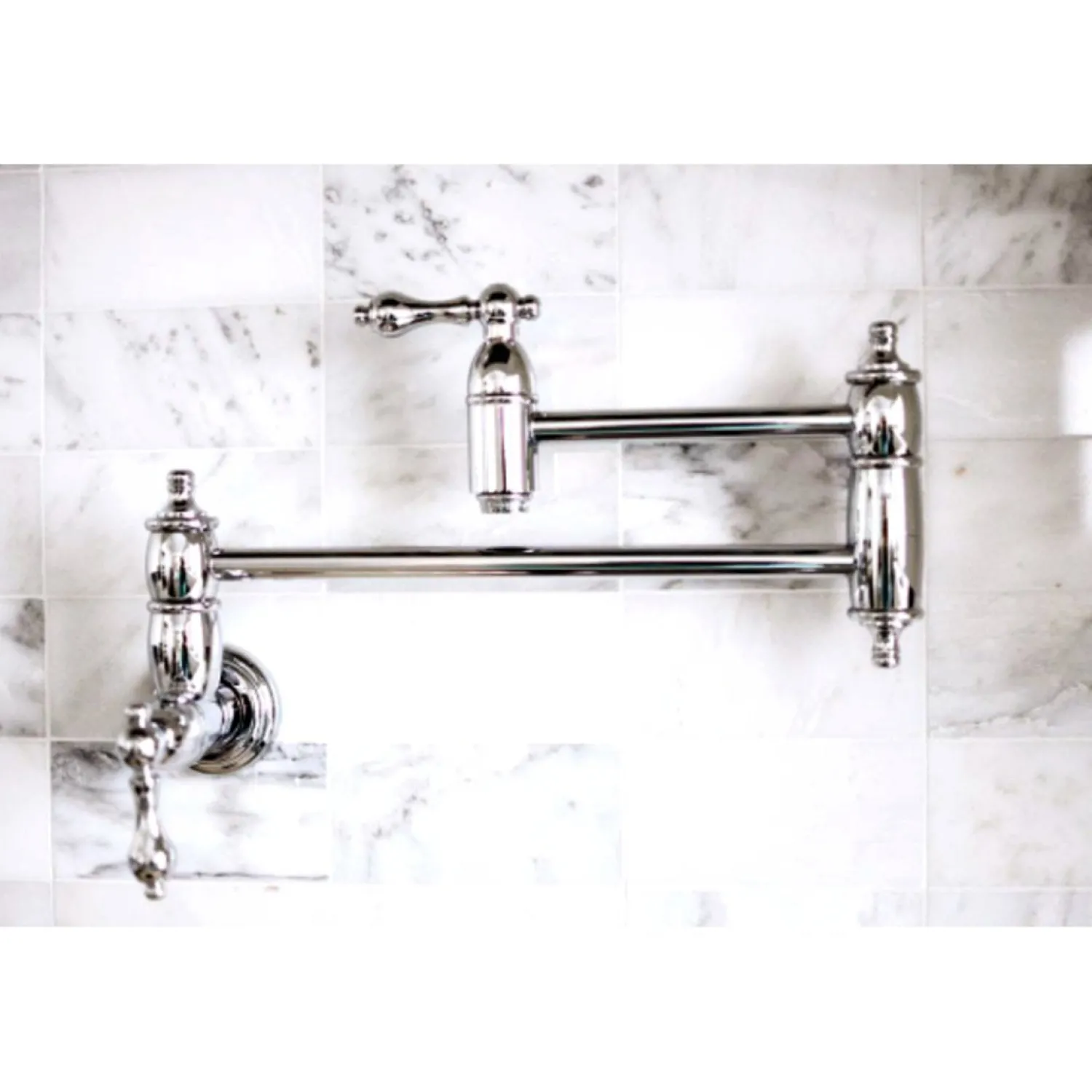 New Restoration Wall Mount Pot Filler Kitchen Faucet Wall Mounted Kitchen Faucets|Single Hole