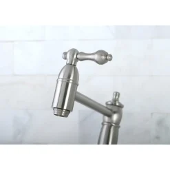 New Restoration Wall Mount Pot Filler Kitchen Faucet Wall Mounted Kitchen Faucets|Single Hole