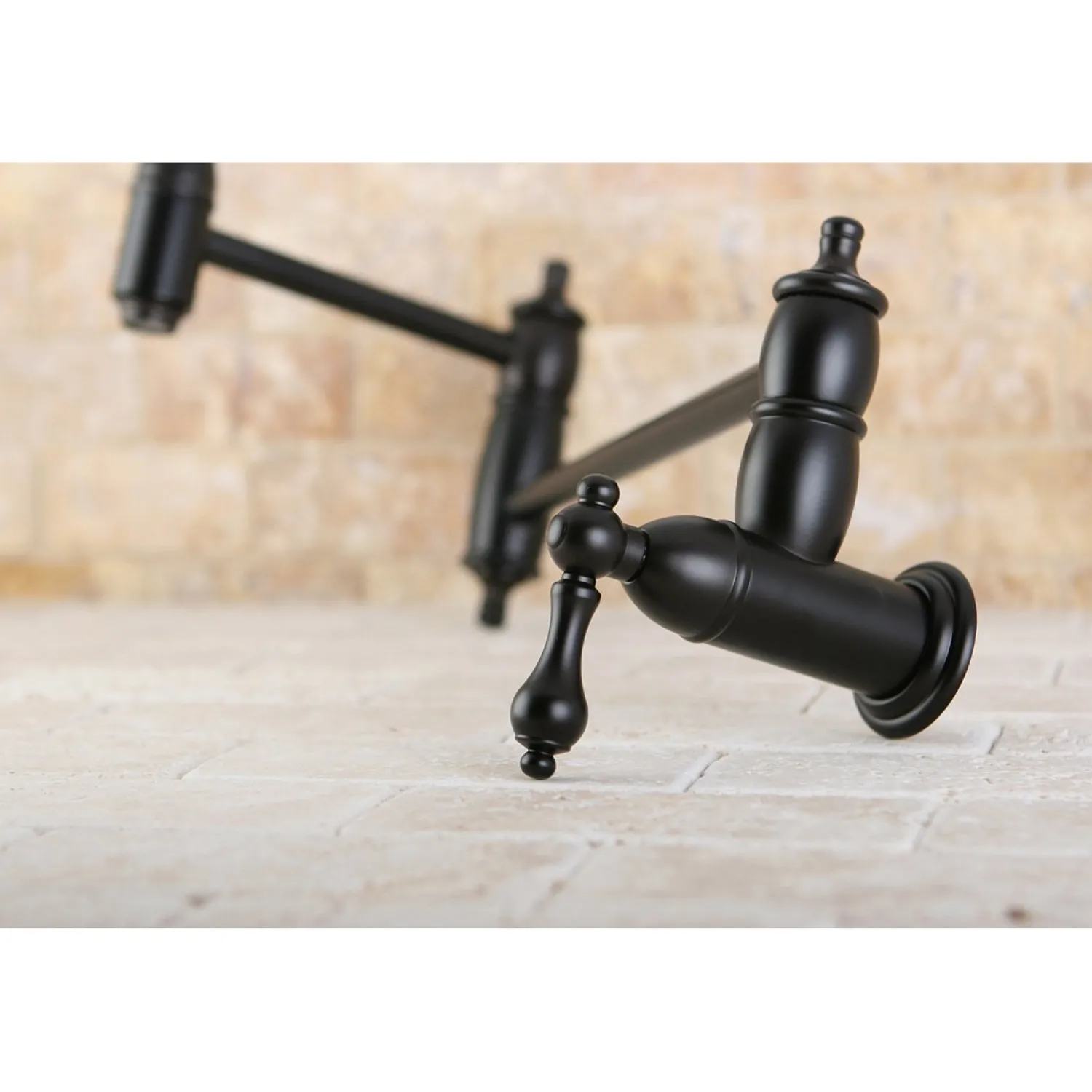 New Restoration Wall Mount Pot Filler Kitchen Faucet Wall Mounted Kitchen Faucets|Single Hole