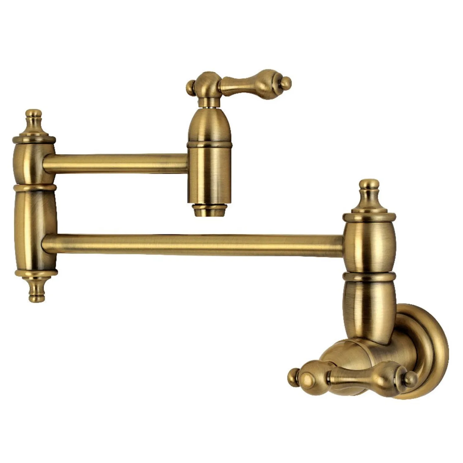 New Restoration Wall Mount Pot Filler Kitchen Faucet Wall Mounted Kitchen Faucets|Single Hole