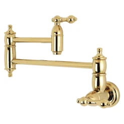 New Restoration Wall Mount Pot Filler Kitchen Faucet Wall Mounted Kitchen Faucets|Single Hole