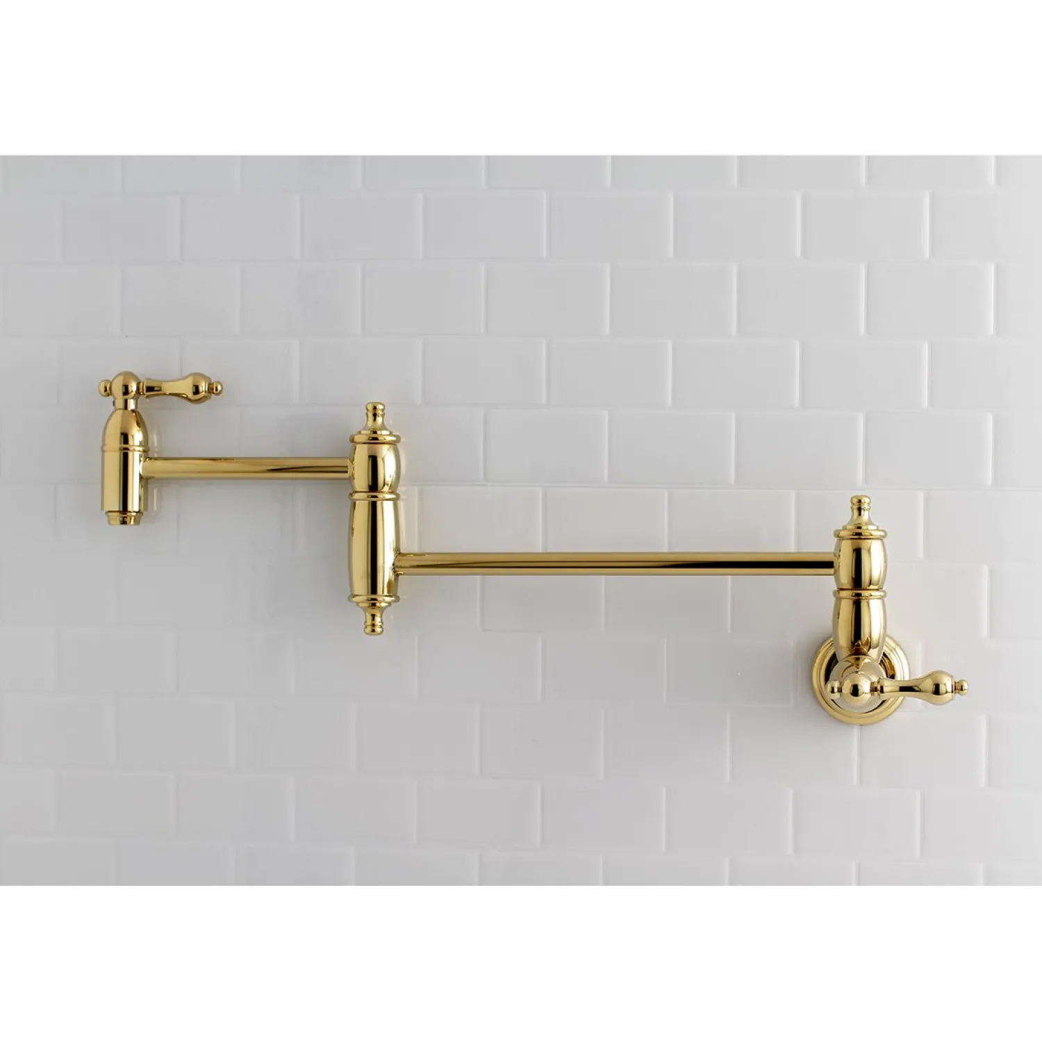 New Restoration Wall Mount Pot Filler Kitchen Faucet Wall Mounted Kitchen Faucets|Single Hole