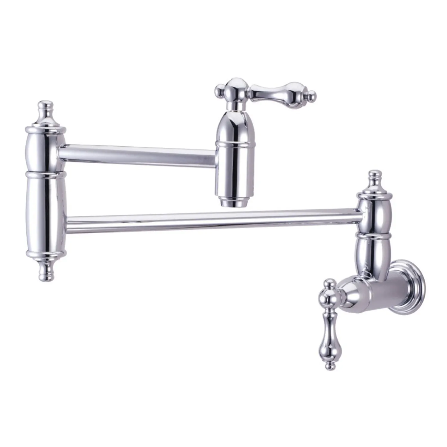 New Restoration Wall Mount Pot Filler Kitchen Faucet Wall Mounted Kitchen Faucets|Single Hole