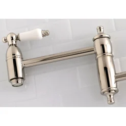 Clearance Restoration Wall Mount Single Hole Pot Filler Kitchen Faucet Wall Mounted Kitchen Faucets|Single Hole