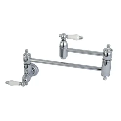 Clearance Restoration Wall Mount Single Hole Pot Filler Kitchen Faucet Wall Mounted Kitchen Faucets|Single Hole