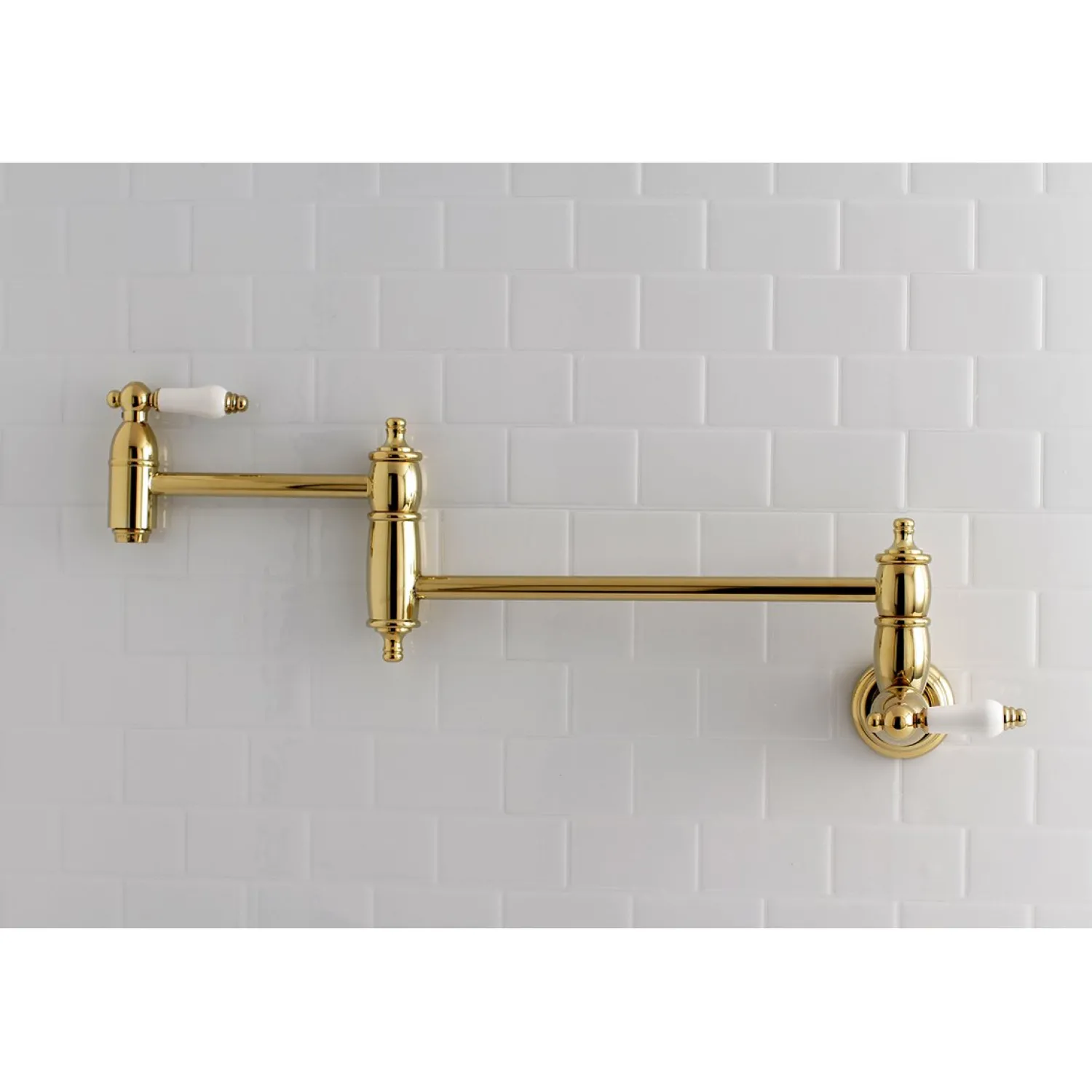 Clearance Restoration Wall Mount Single Hole Pot Filler Kitchen Faucet Wall Mounted Kitchen Faucets|Single Hole