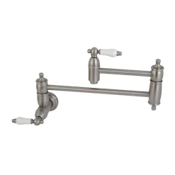 Clearance Restoration Wall Mount Single Hole Pot Filler Kitchen Faucet Wall Mounted Kitchen Faucets|Single Hole