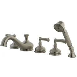 Sale Roman Tub Faucet with Hand Shower in Brushed Nickel Tub Faucets