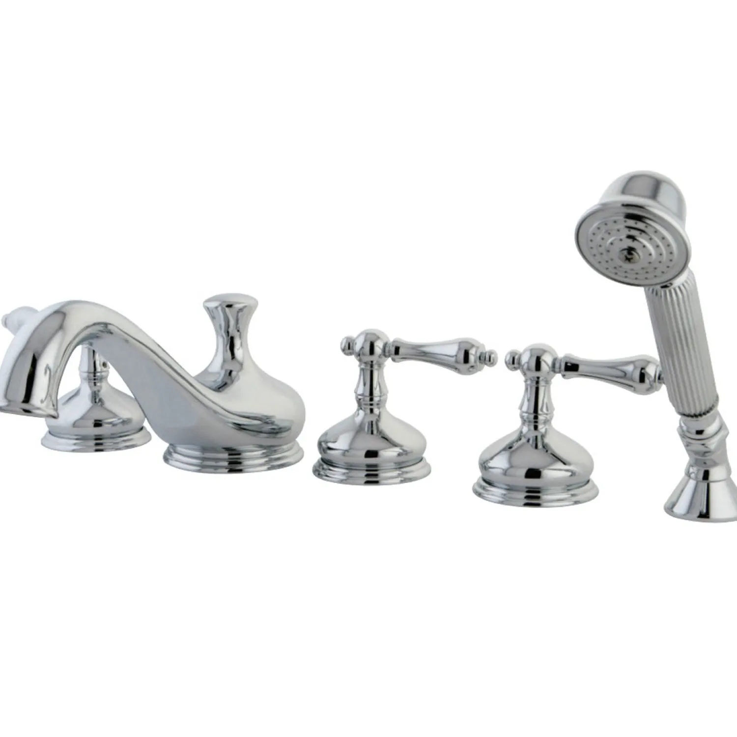 New Roman Tub Filler 5 Pieces with Hand Shower Tub & Shower Sets|Tub Faucets