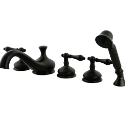 New Roman Tub Filler 5 Pieces with Hand Shower Tub & Shower Sets|Tub Faucets