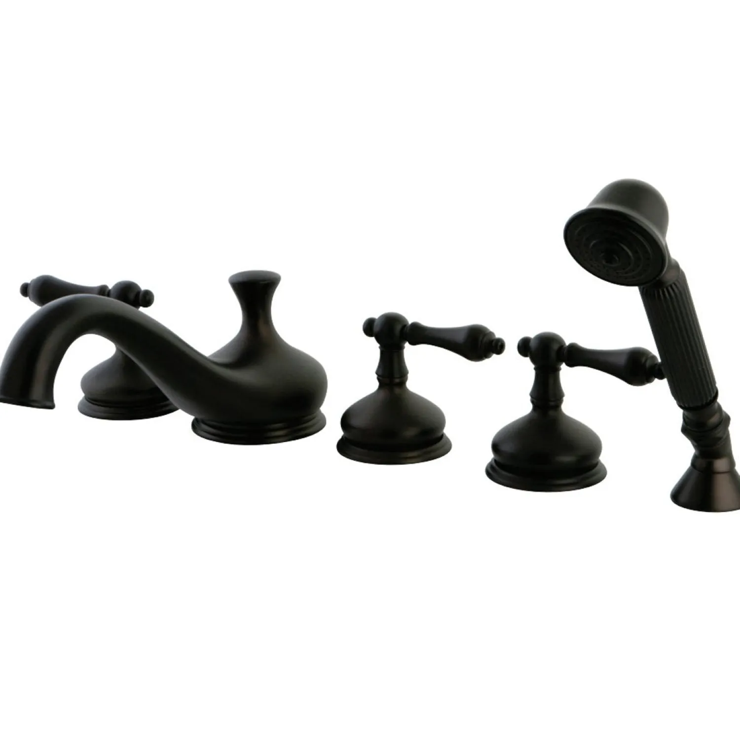 New Roman Tub Filler 5 Pieces with Hand Shower Tub & Shower Sets|Tub Faucets