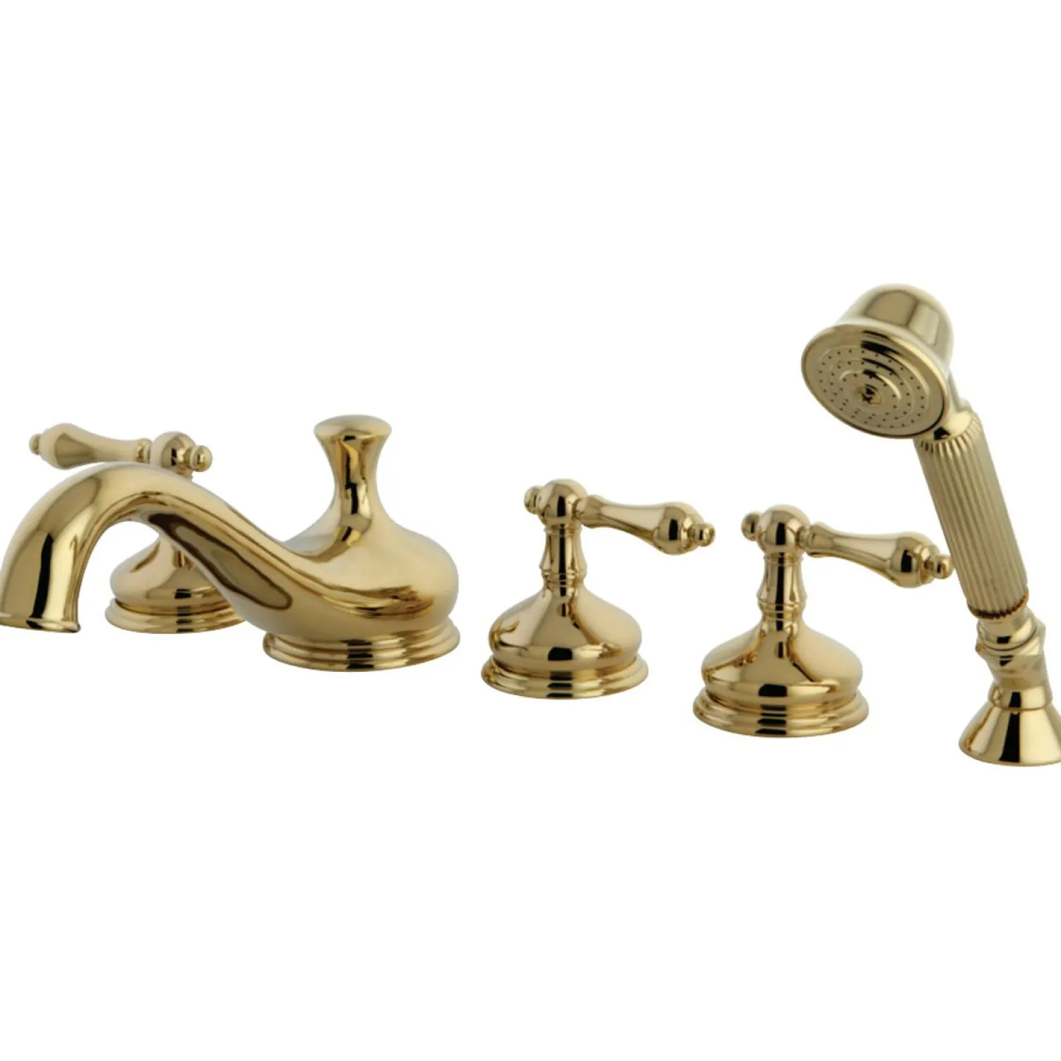 New Roman Tub Filler 5 Pieces with Hand Shower Tub & Shower Sets|Tub Faucets