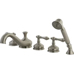 New Roman Tub Filler 5 Pieces with Hand Shower Tub & Shower Sets|Tub Faucets