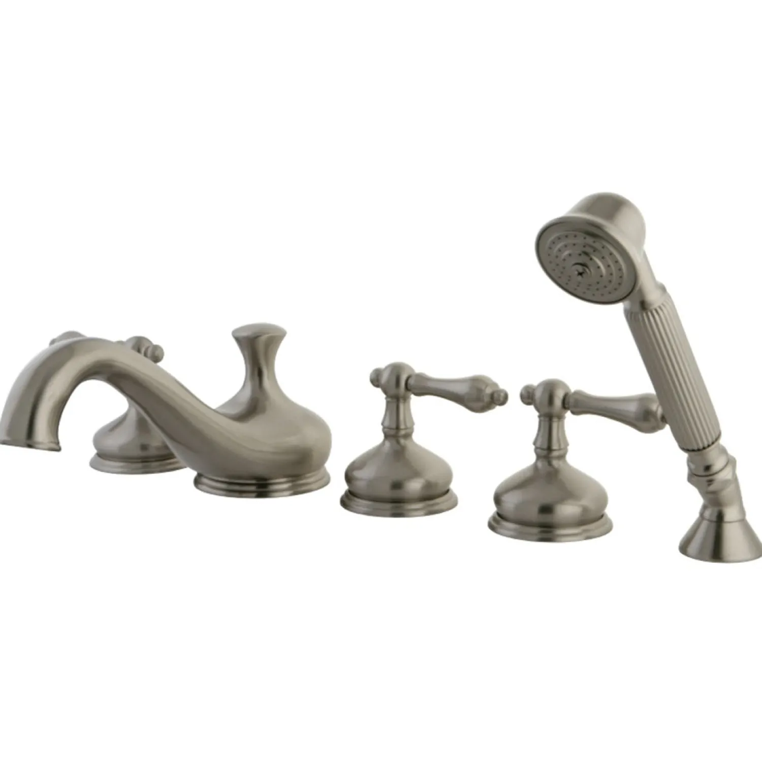 New Roman Tub Filler 5 Pieces with Hand Shower Tub & Shower Sets|Tub Faucets