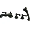 Hot Roman Tub Filler with Hand Shower Tub & Shower Sets|Tub Faucets