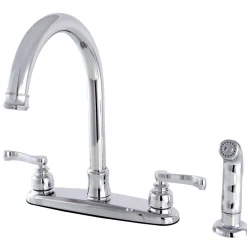 Outlet Royale Centerset Kitchen Faucet Faucets With Side Spray