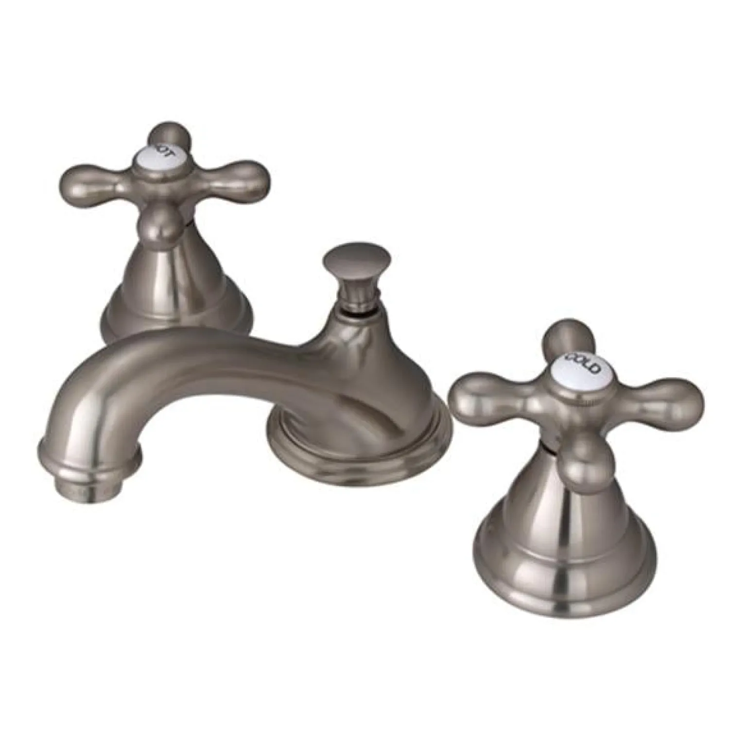 Discount Royale Classic Two Handle 8" to 16" Widespread Lavatory Faucet with Brass Pop-up 8" Widespread