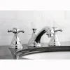 Sale Royale Classic Two Handle Deck Mount 8" to 16" Widespread Lavatory Faucet with Brass Pop-up 8" Widespread