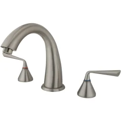 Online Royale Contemporary Two Handle Solid Brass Roman Tub Filler Tub Faucets