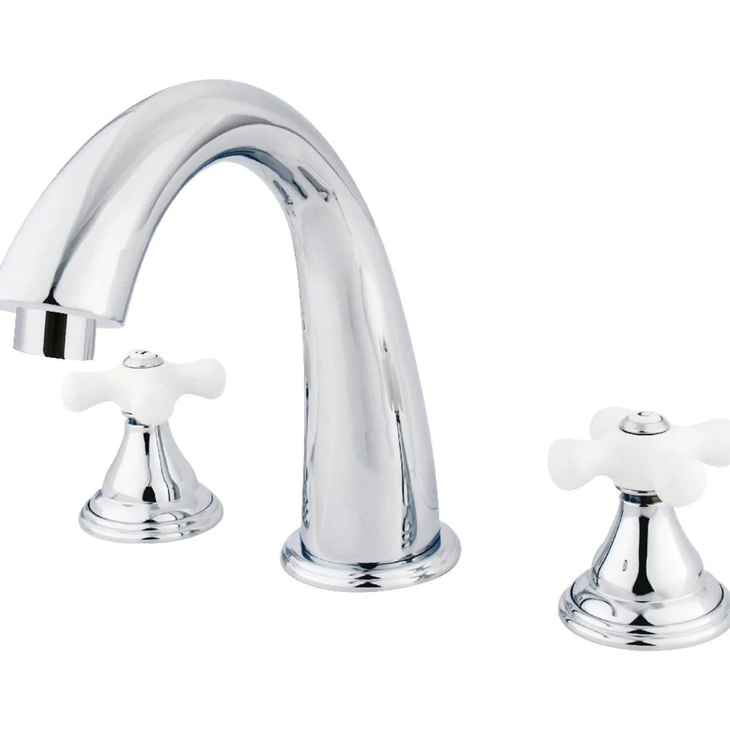 Clearance Royale Deck Mount 3-Hole Roman Tub Filler Tub Faucets