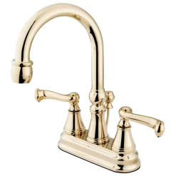Clearance Royale 2-Handle 4-Inch Centerset Deck Mount Bathroom Faucet 4" Center Set