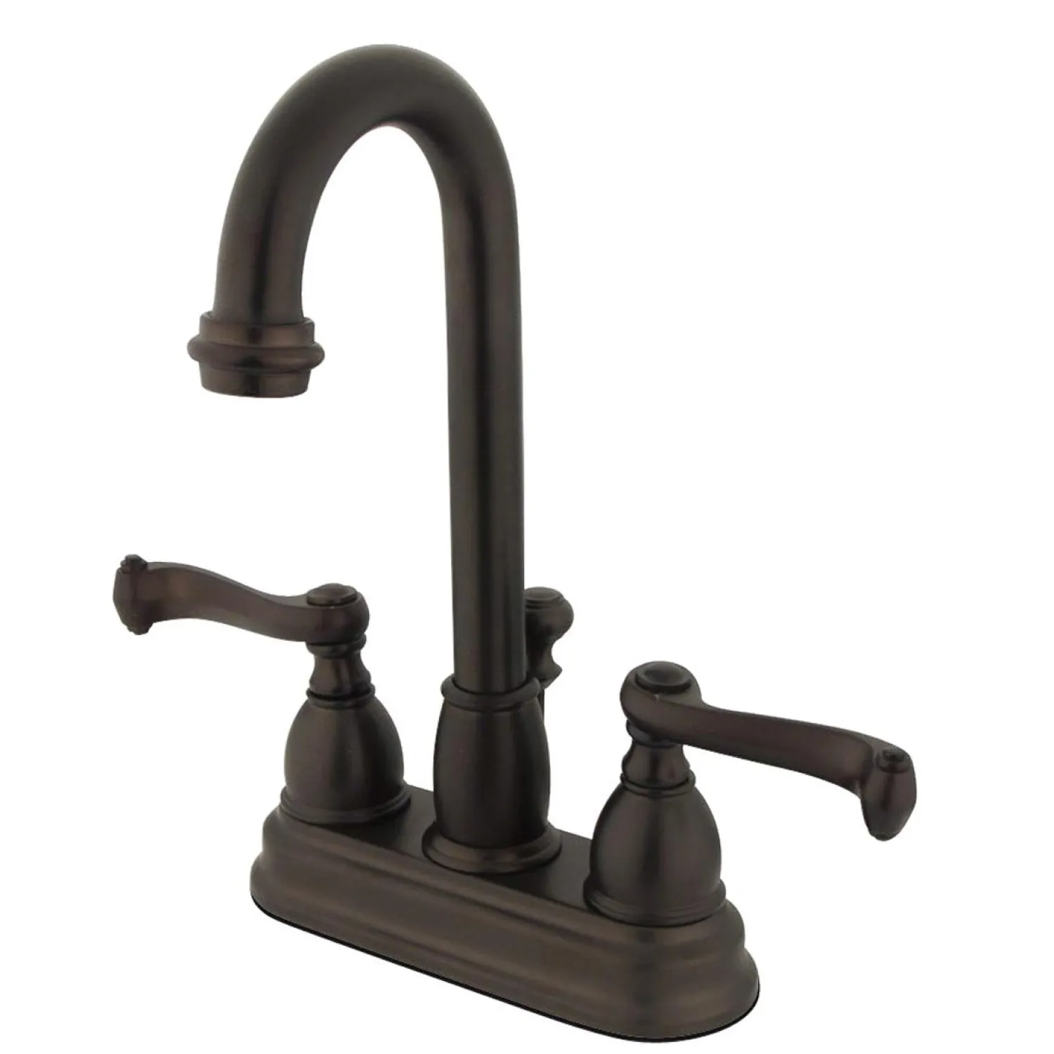 Hot Royale 4-Inch Centerset Deck Mount Bathroom Faucet 4" Center Set
